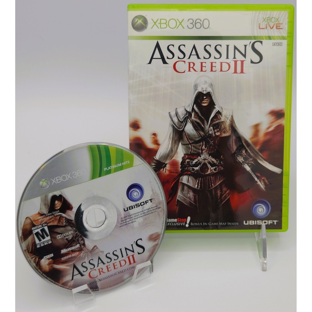 Assassin's Creed II 2 - Xbox 360 - Game/Case - Platinum Hits - Gamestop Edition